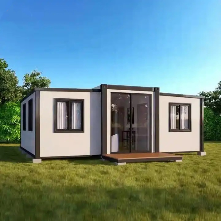 Modern container homes simple appearance, smart curve, bring convenient enjoyment.