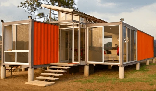 elevated container home