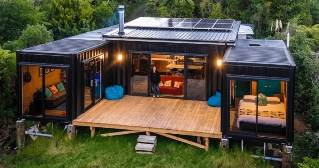 container house with solar energy