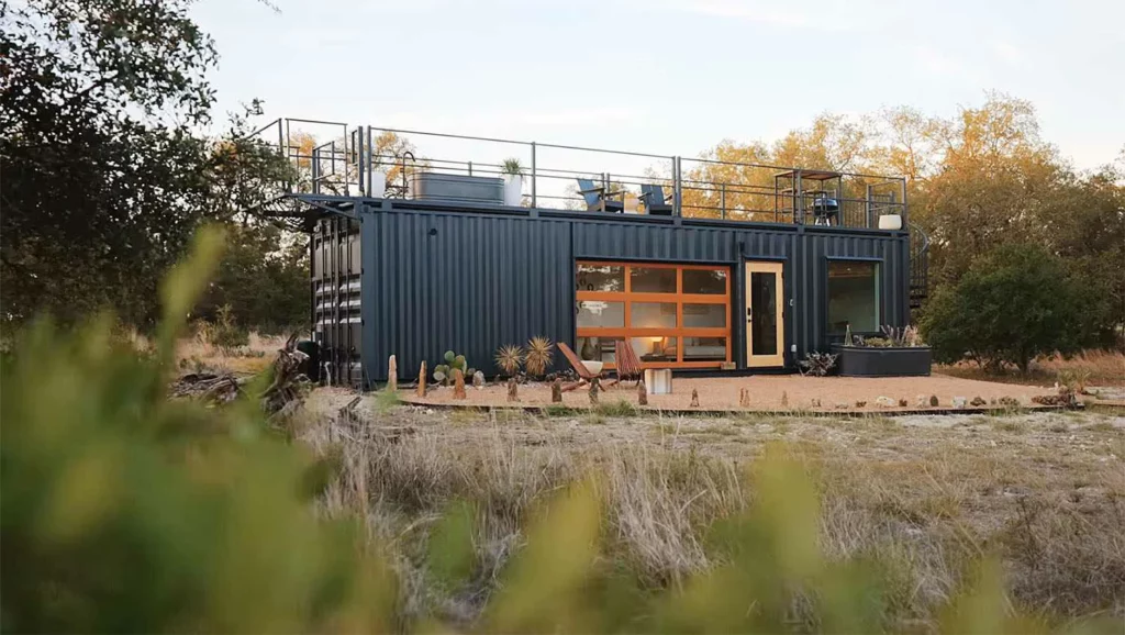 tiny house out of container