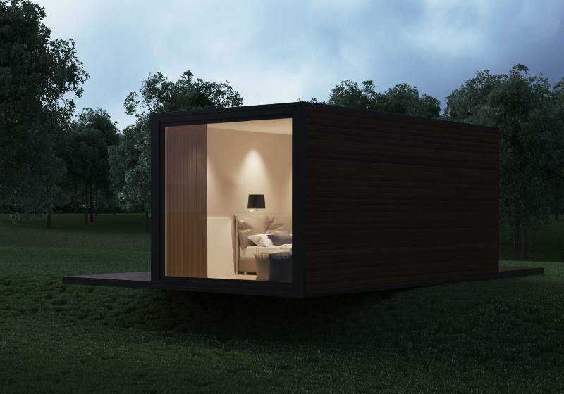 Mobile modular container houses