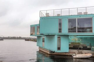 two storey container house